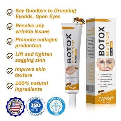 👨‍⚕️ Made and Shipped from USA✅ TLOPA™ Botox Bee Venom Wrinkle Removal Cream-✨28-Day Results✨ 🔥
